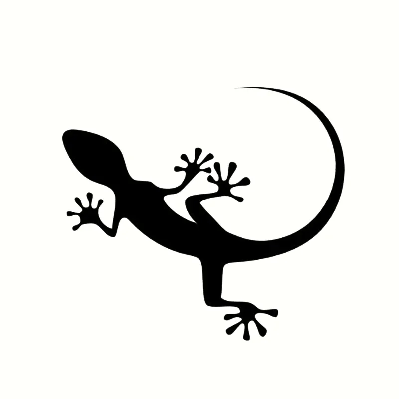 Weight Plate Bumper - Personality Reptile Lizard Classic Car Sticker