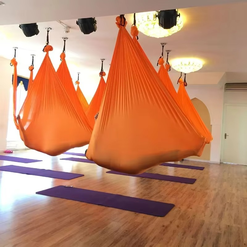 Yoga Trapeze Swing - Trapeze Nylon Rope Silk Fabric With