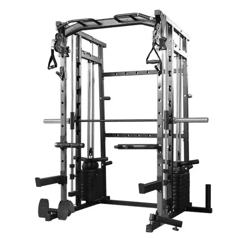 Home Gym Leg Press - Heavy Duty All-in-One Smith Machine For