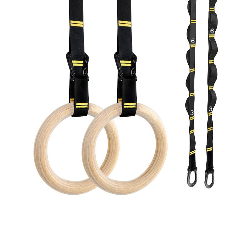 Home Gym Rig - 28mm 32mm Pull-up Gymnastics Rings Hanging