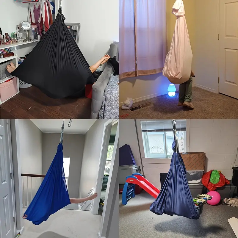 1.5*2.8m Elastic Swing Hammock - Yoga Trapeze Swing review and price