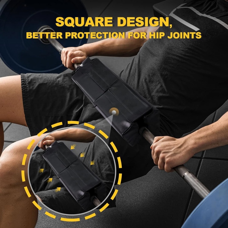 Square Hip Thrust Pad Barbell  - Preacher Curl Pad review and price