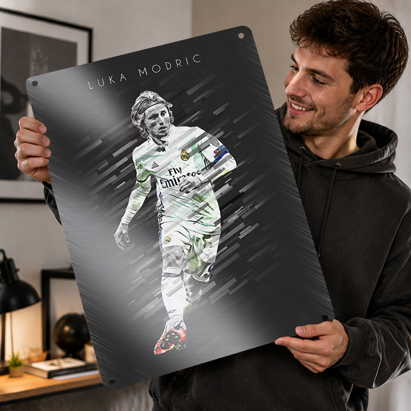 Luka Modrić Aluminum Posters C - Home Gym Yes Or No review and price