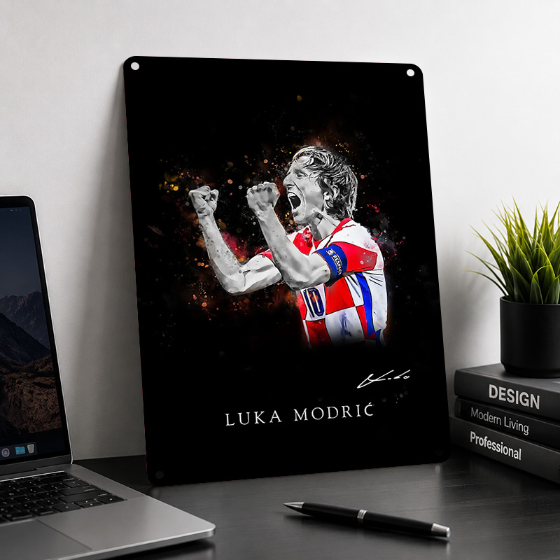 Luka Modrić Aluminum Posters C - Home Gym Yes Or No review and price