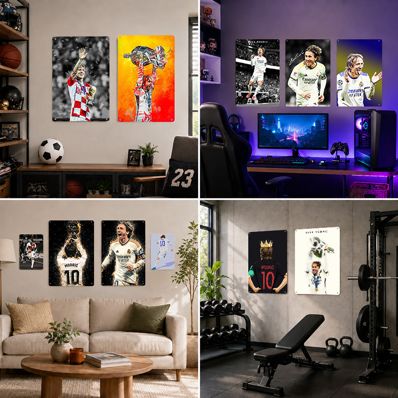 Luka Modrić Aluminum Posters C - Home Gym Yes Or No review and price