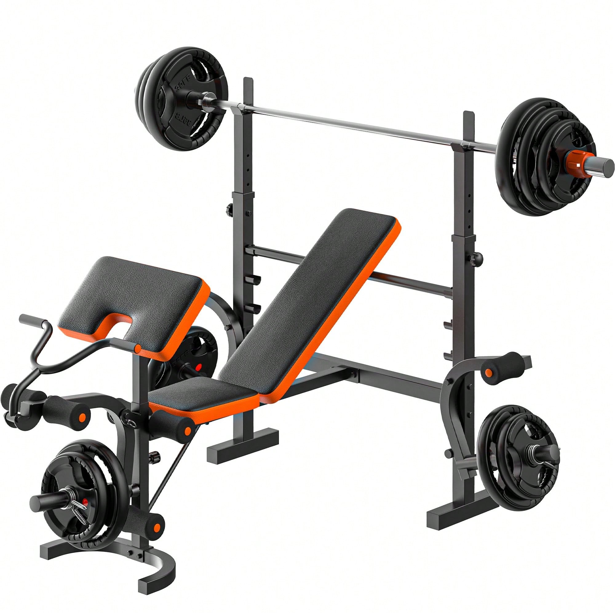 GIKPAL Weight Bench, Bench Pre - Home Gym Leg Extension review and price