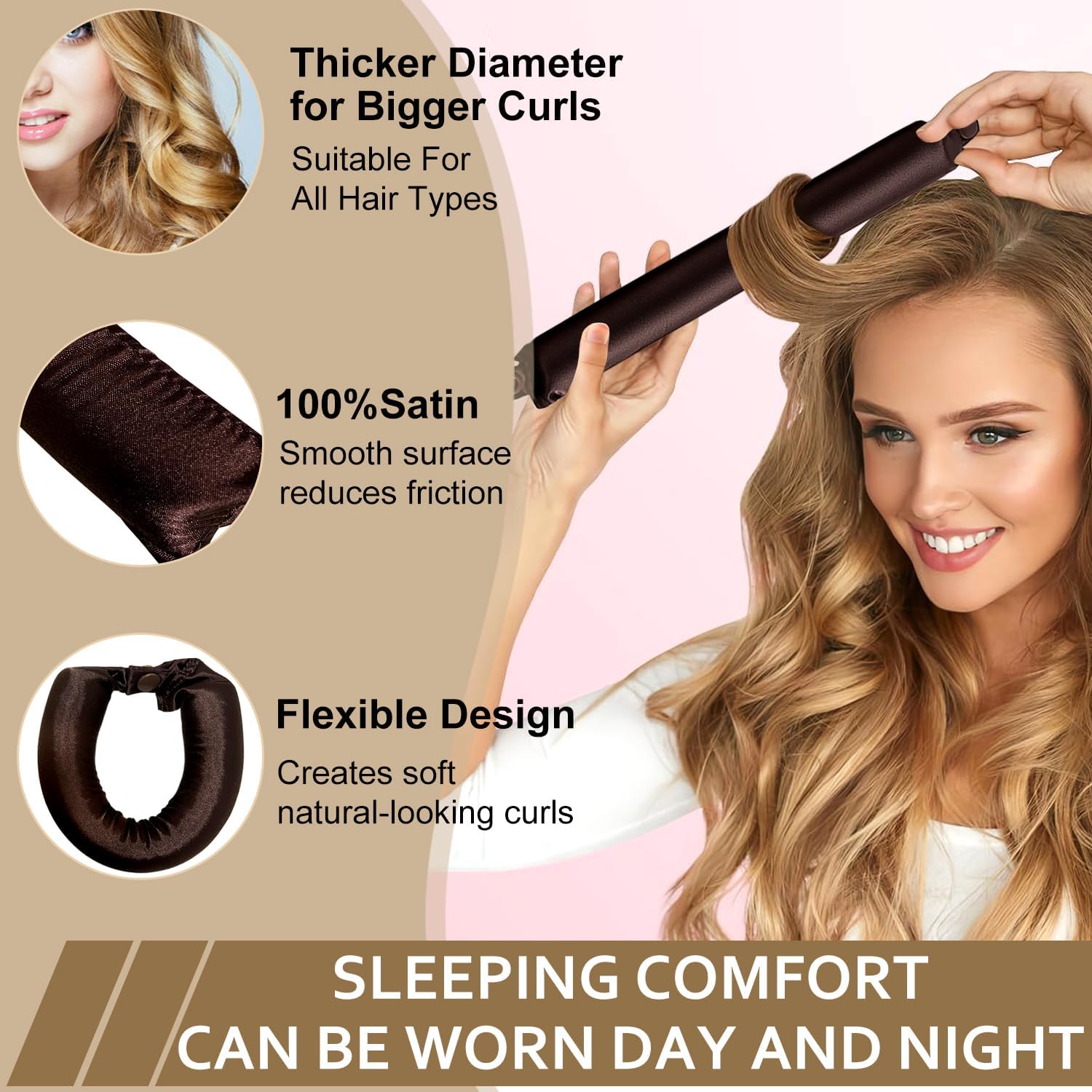 Heatless Curling Rod Headband  - Preacher Curl Pad review and price
