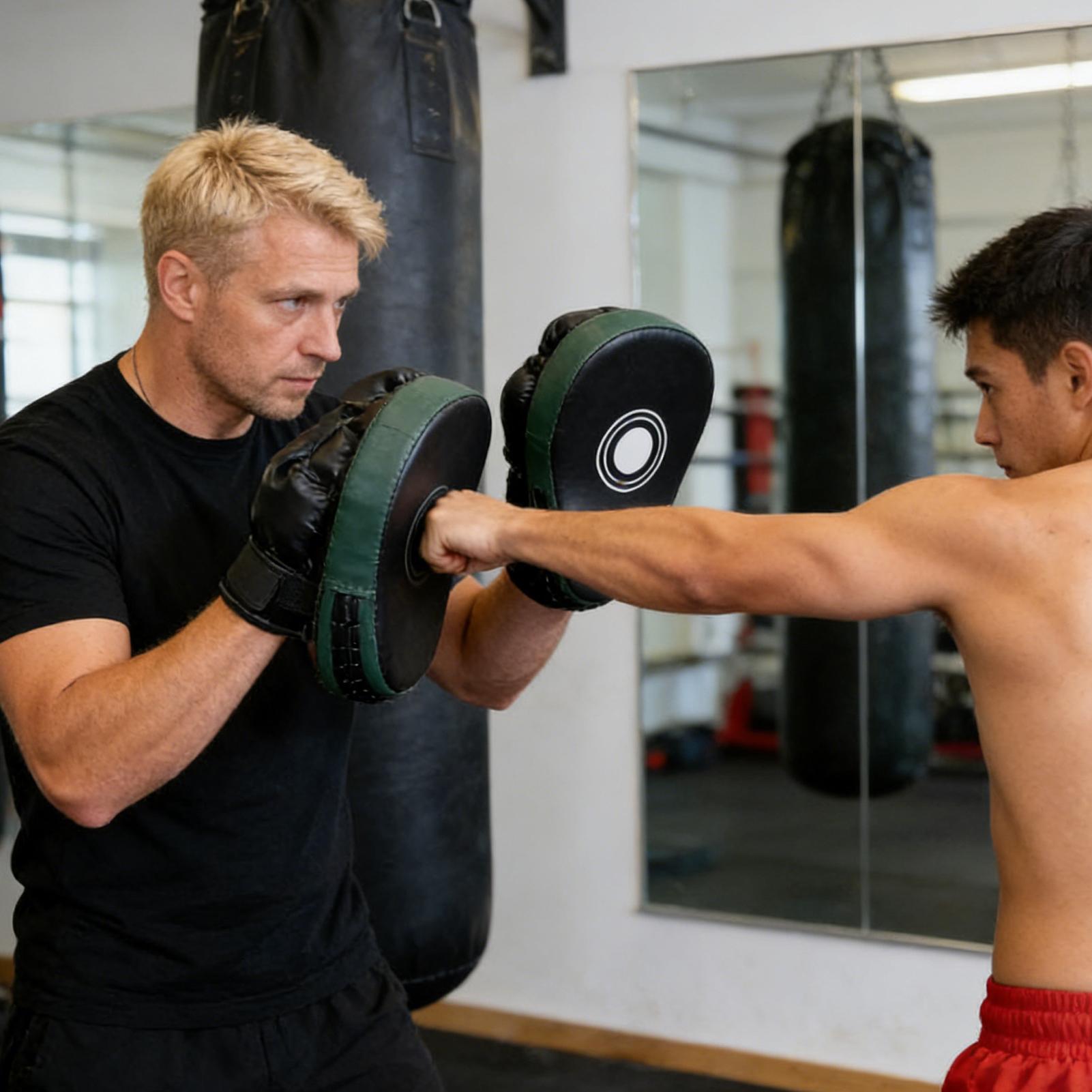 Boxing Mitts PU Leather Exerci - Home Gym For Small Spaces review and price