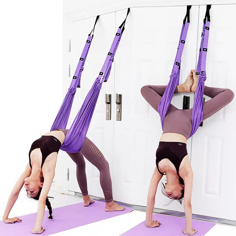Adjustable Aerial Yoga Hammock - Yoga Trapeze Swing review and price