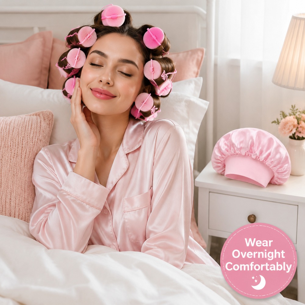 Sponge Hair Rollers with Satin - Preacher Curl Pad review and price