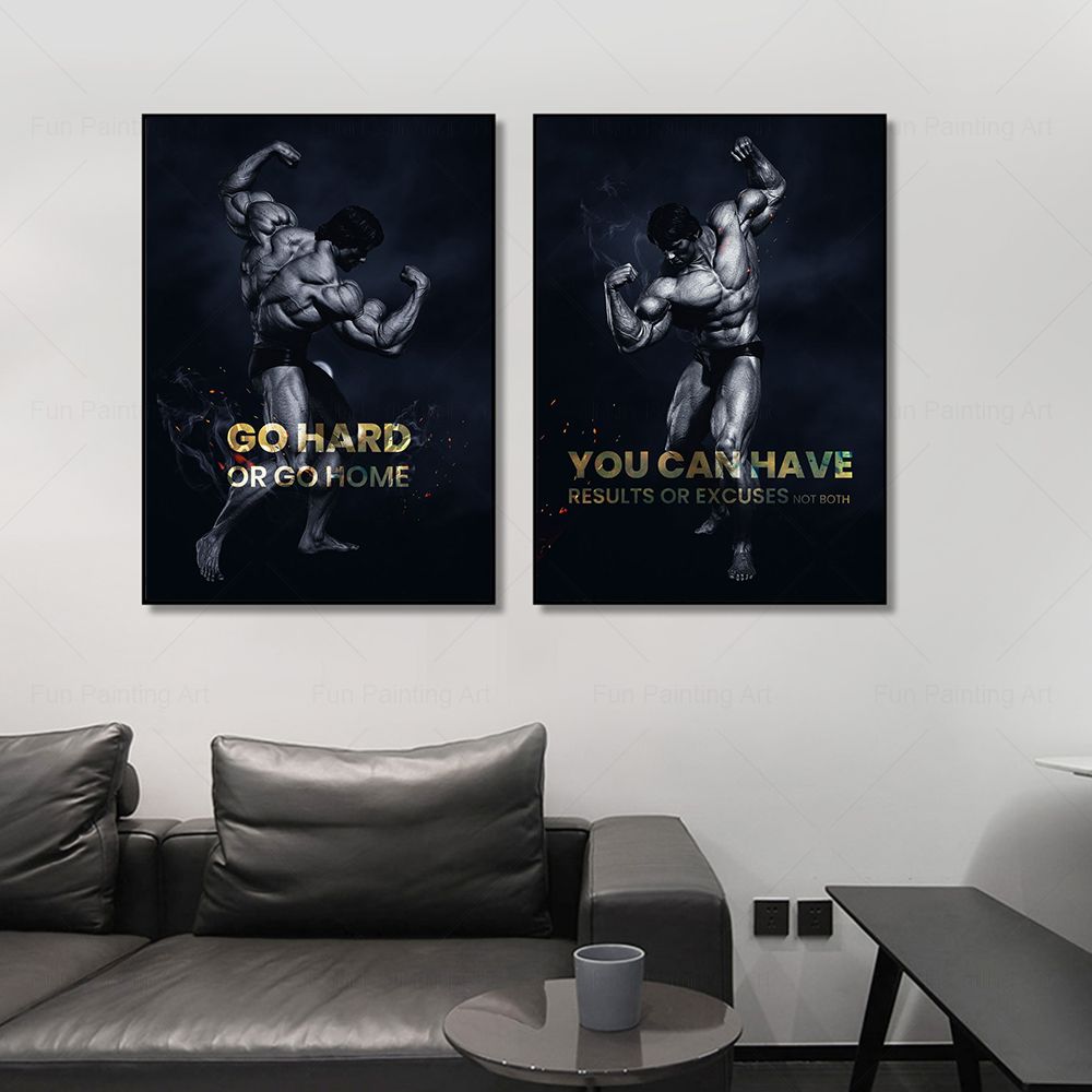 Go Hard Or Go Home Quote Motiv - Home Gym Yes Or No review and price