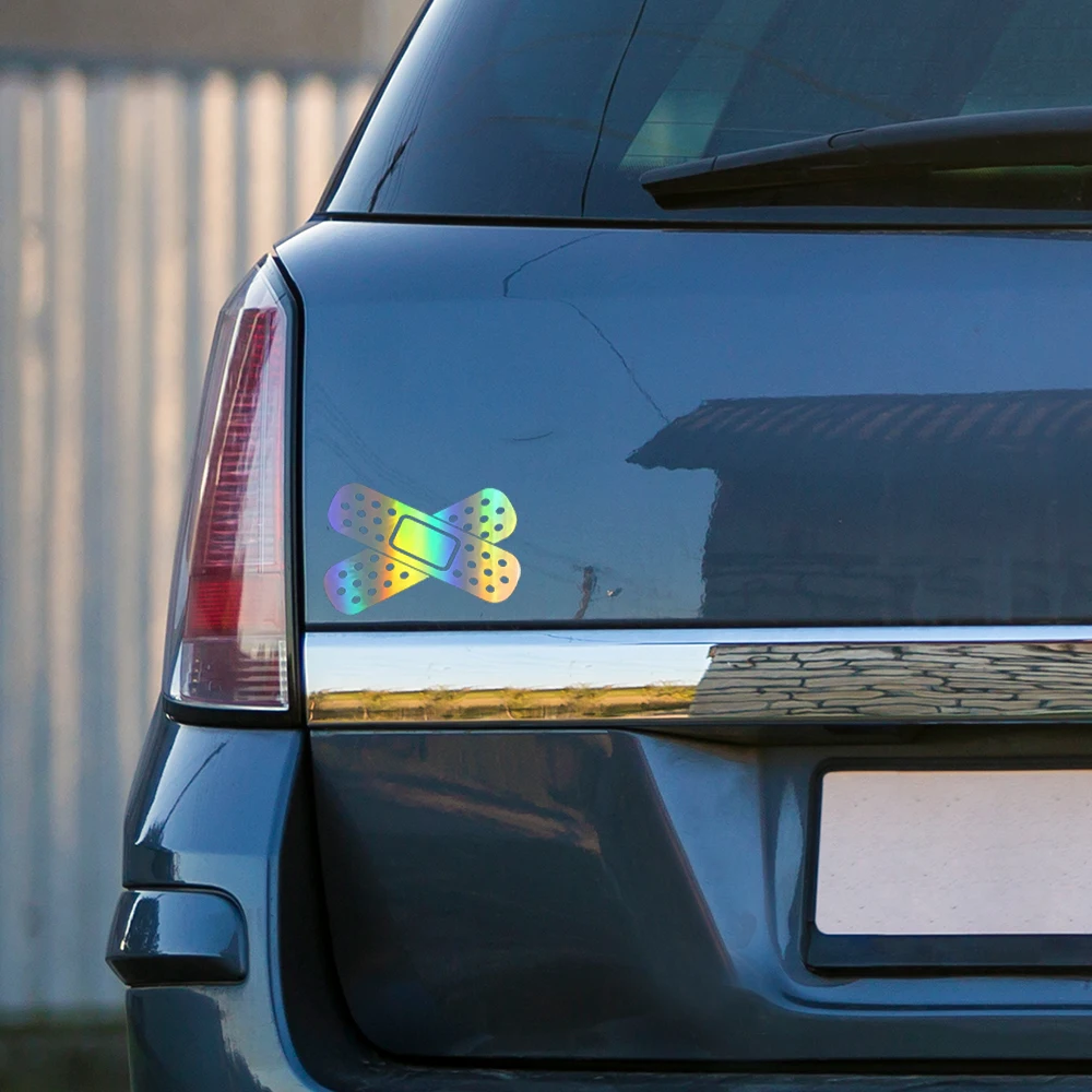 Car Sticker Funny Band Aid Car - Weight Plate Bumper review and price