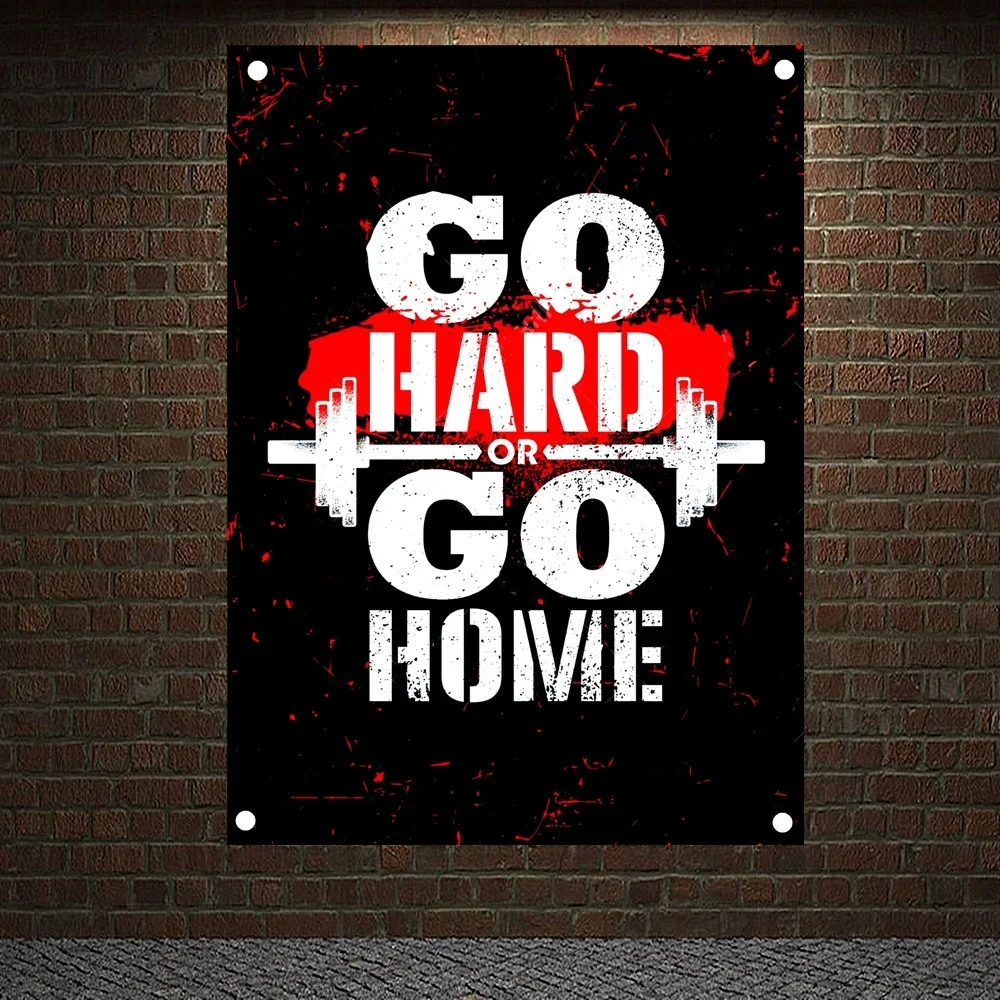 GO HARD OR GO HOME Motivationa - Home Gym Yes Or No review and price