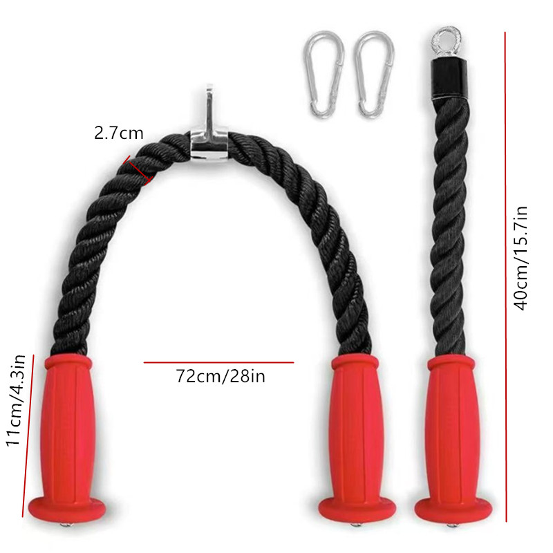 Ergonomic Tricep Ropes Non-Sli - Home Gym Rig review and price