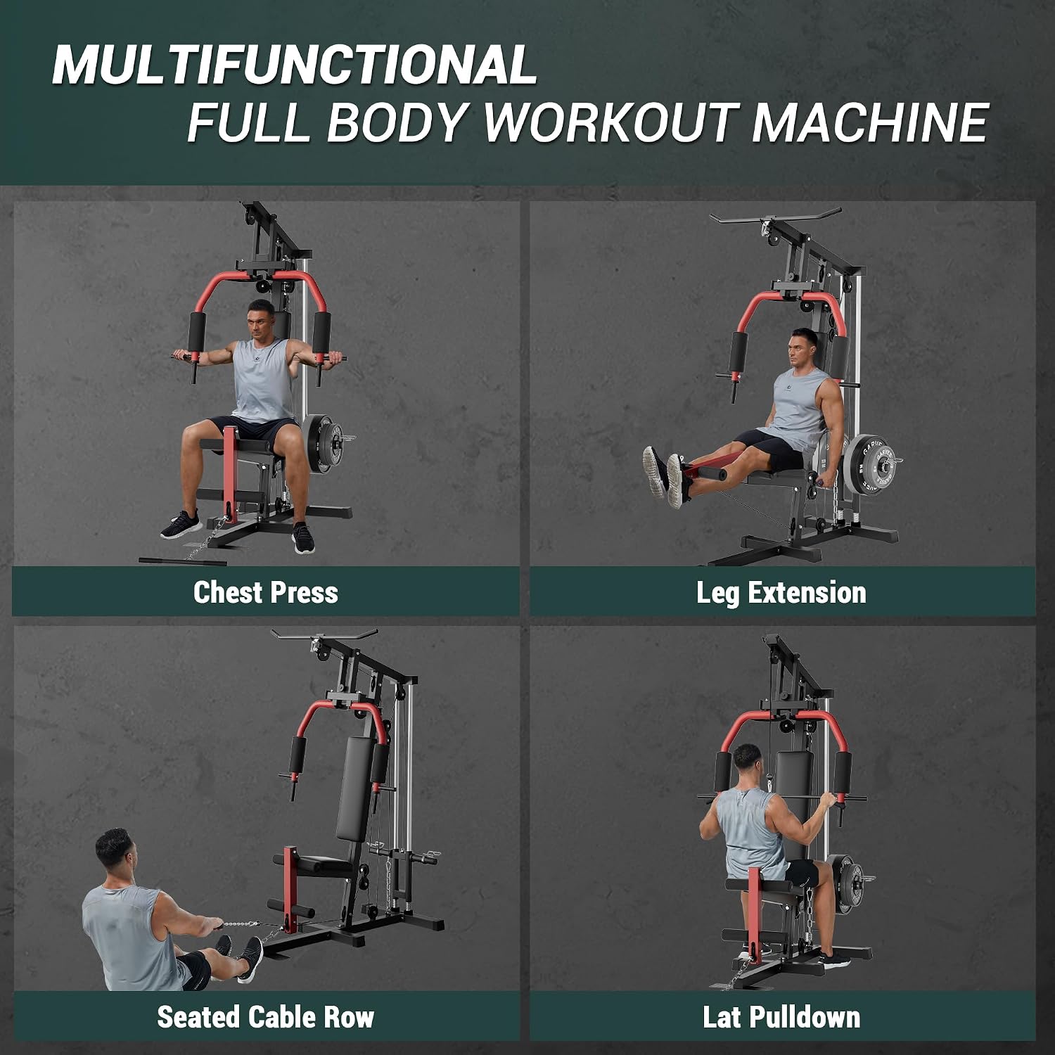 Full-Body Home Gym Machine wit - Home Gym Leg Extension review and price