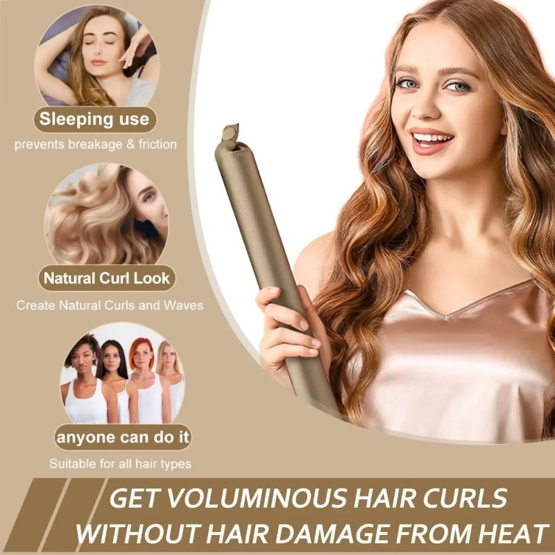 No Heat Hairs Rollers Heatless - Preacher Curl Pad review and price