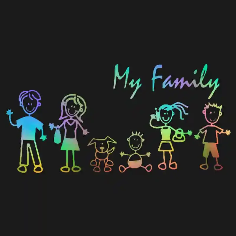 Car Sticker Family Stick Figur - Weight Plate Bumper review and price