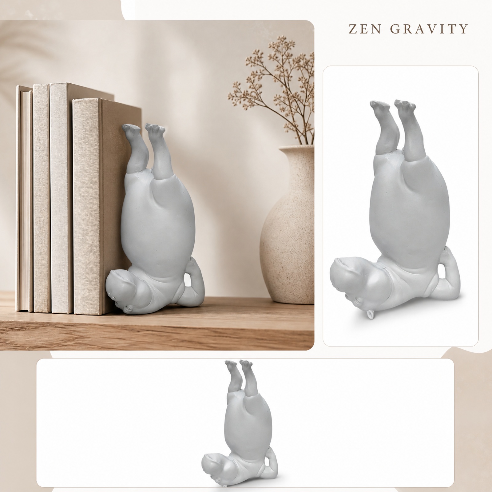 Yoga Hippo Resin Figurine Zen  - Home Gym Zen review and price