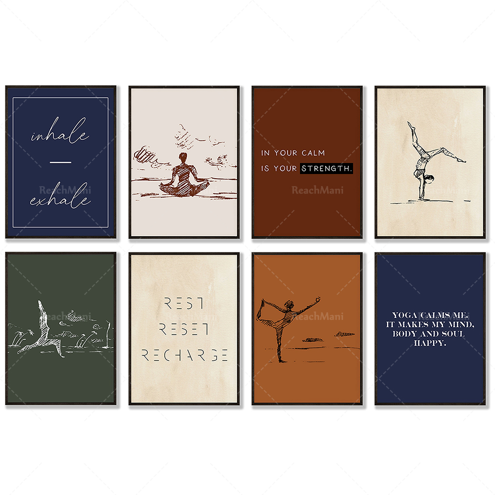 yoga print, yoga print wall ar - Home Gym Yoga Studio review and price