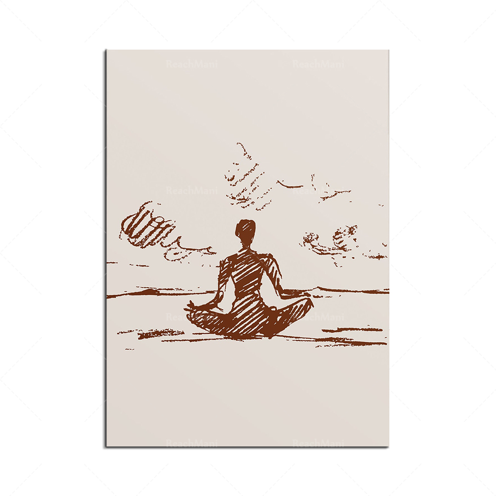 yoga print, yoga print wall ar - Home Gym Yoga Studio review and price