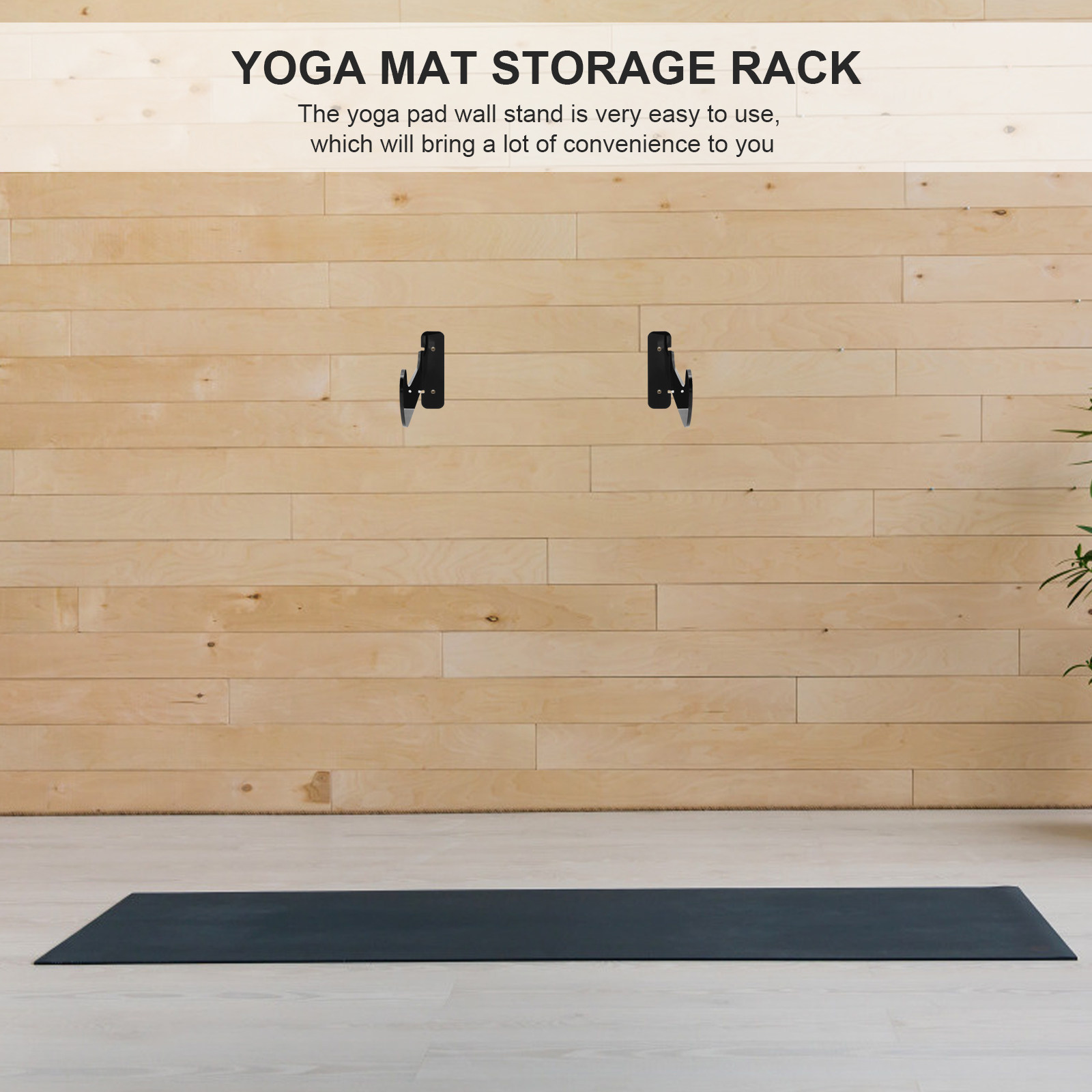 1Pair Yoga Mat Wall Hanger Com - Home Gym For Small Spaces review and price