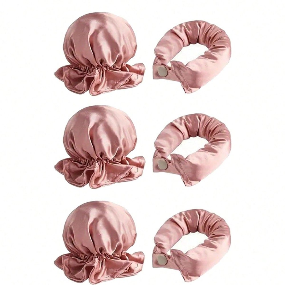 2/4/6Pcs Satin Heatless Curlin - Preacher Curl Pad review and price