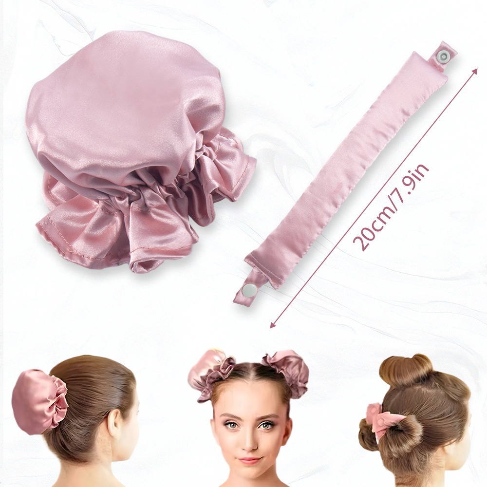 2/4/6Pcs Satin Heatless Curlin - Preacher Curl Pad review and price