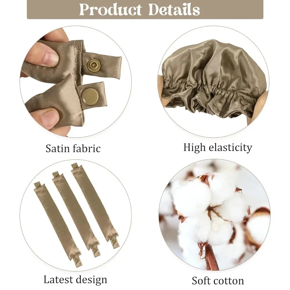 2/4/6Pcs Satin Heatless Curlin - Preacher Curl Pad review and price