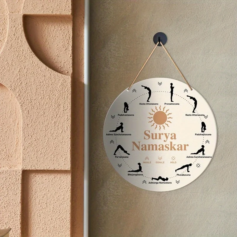 Yoga room wall art, spiritual  - Home Gym Zen review and price