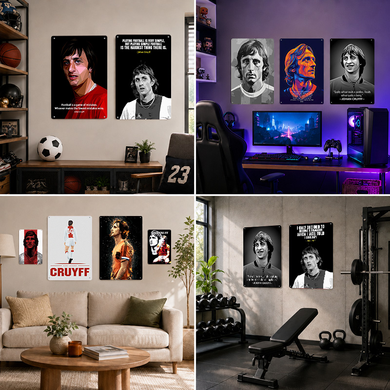 Johan Cruyff Printed Posters C - Home Gym Yes Or No review and price