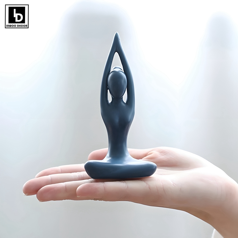 Abstract Yoga Poses Zen Cerami - Home Gym Zen review and price