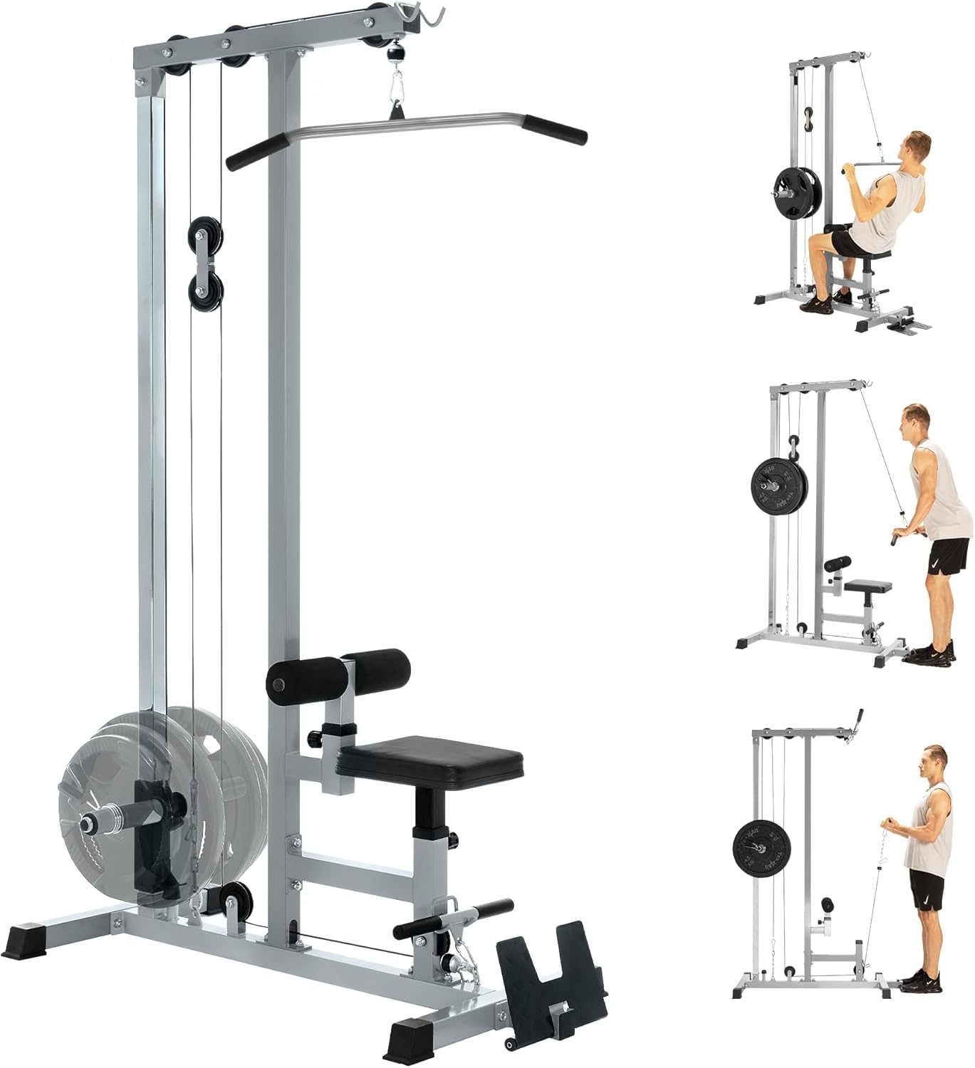 Fitness Gym, Robust Metal, Sil - Lat Pulldown Cable review and price