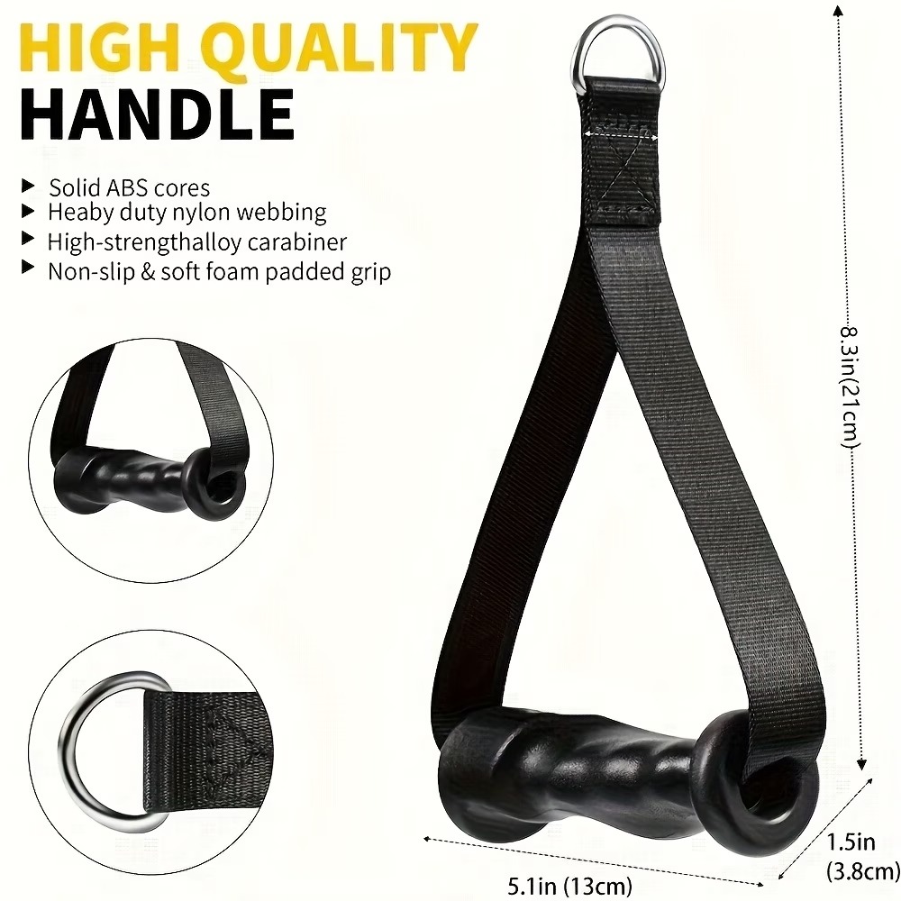 1Pair Ergonomic Exercise Handl - Lat Pulldown Cable review and price