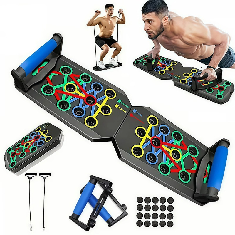 Foldable Push Up Board with Re - Home Gym Rig review and price