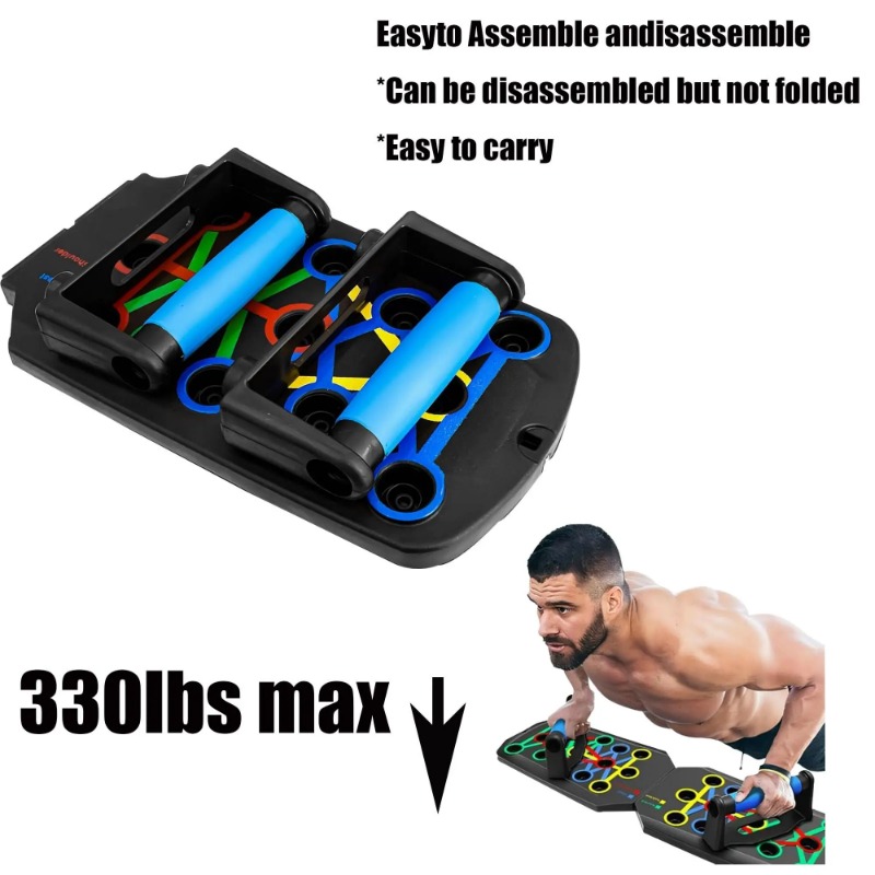Foldable Push Up Board with Re - Home Gym Rig review and price