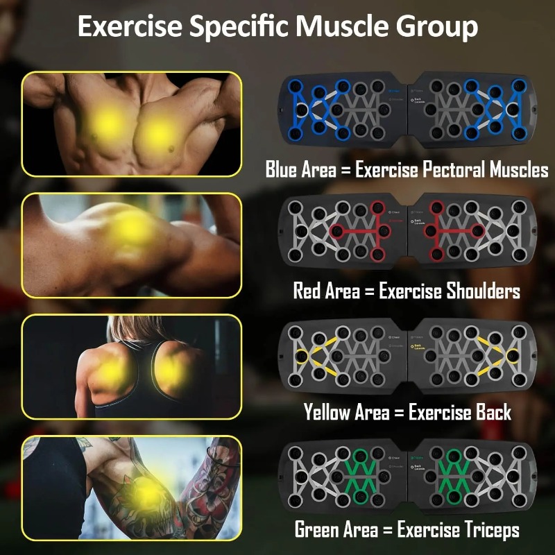 Foldable Push Up Board with Re - Home Gym Rig review and price