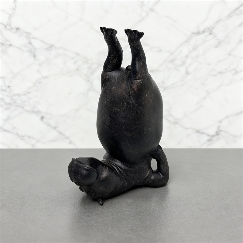 Yoga Hippo Resin Figurine Zen  - Home Gym Zen review and price